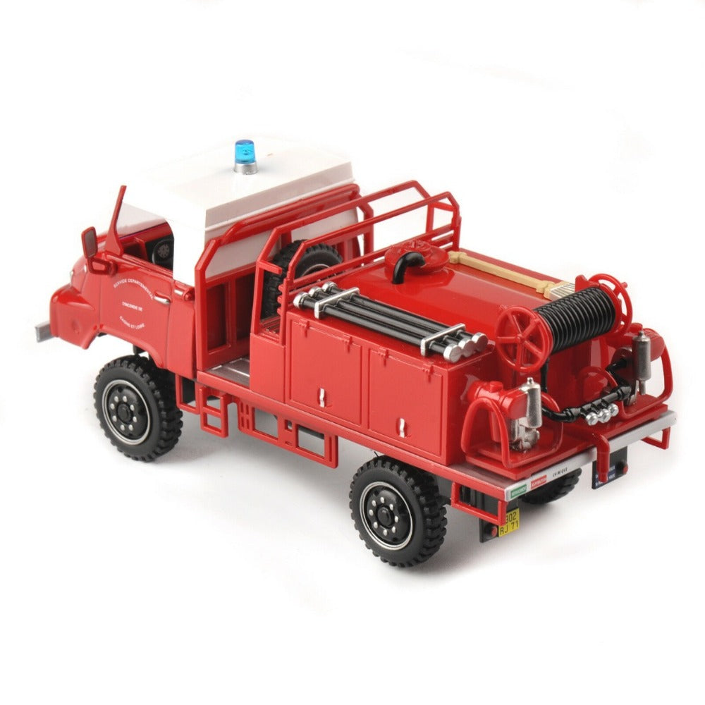 1/43 Scale Simca Unic Marmon Bocquet Fire Truck Diecast Model