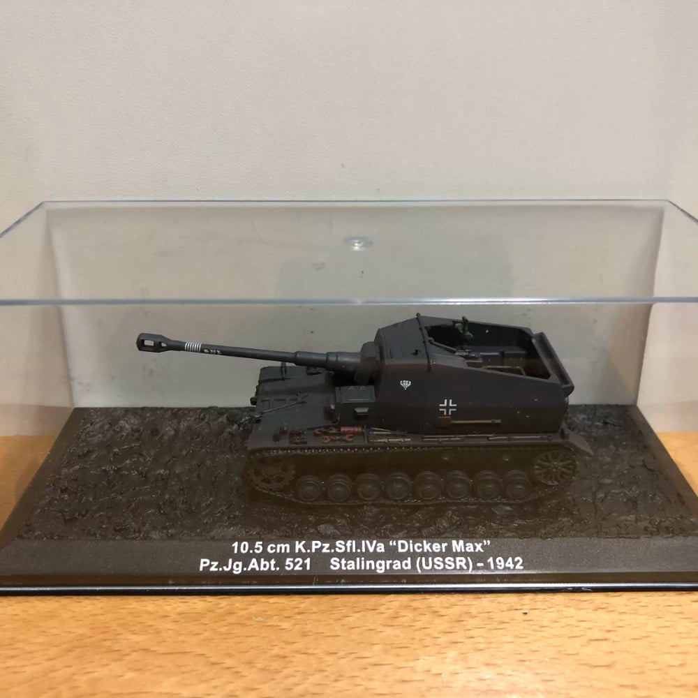 1/72 Scale WWII German Military Vehicles Diecast Model Sd.Kfz. 251 SU-85 Dicker Max Elefant Leopard AMX-30 Sturmgeschütz