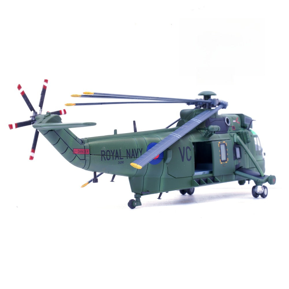 1/72 Scale Westland Sea King HC.4 Royal Navy ZA290 Helicopter Diecast Model Aircraft