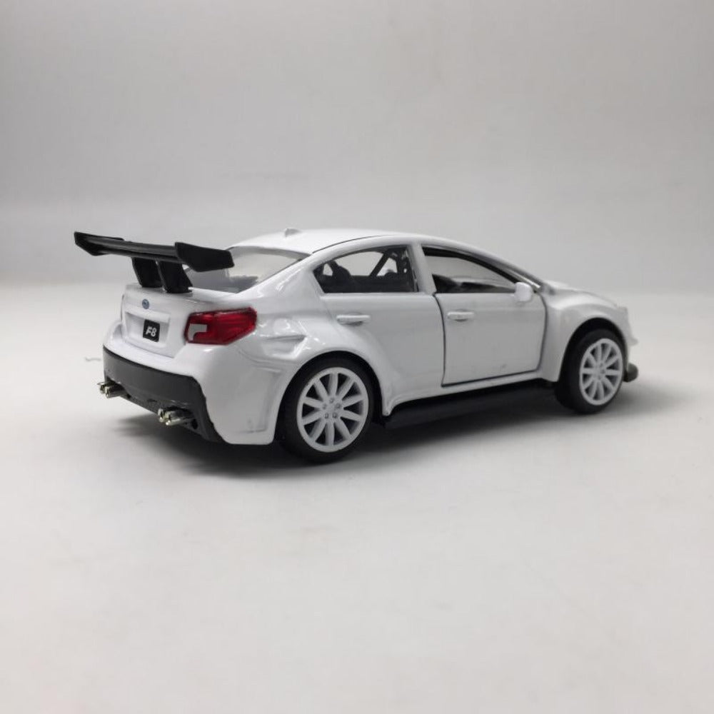 1/32 Scale Subaru WRX STI Sports Car Diecast Model