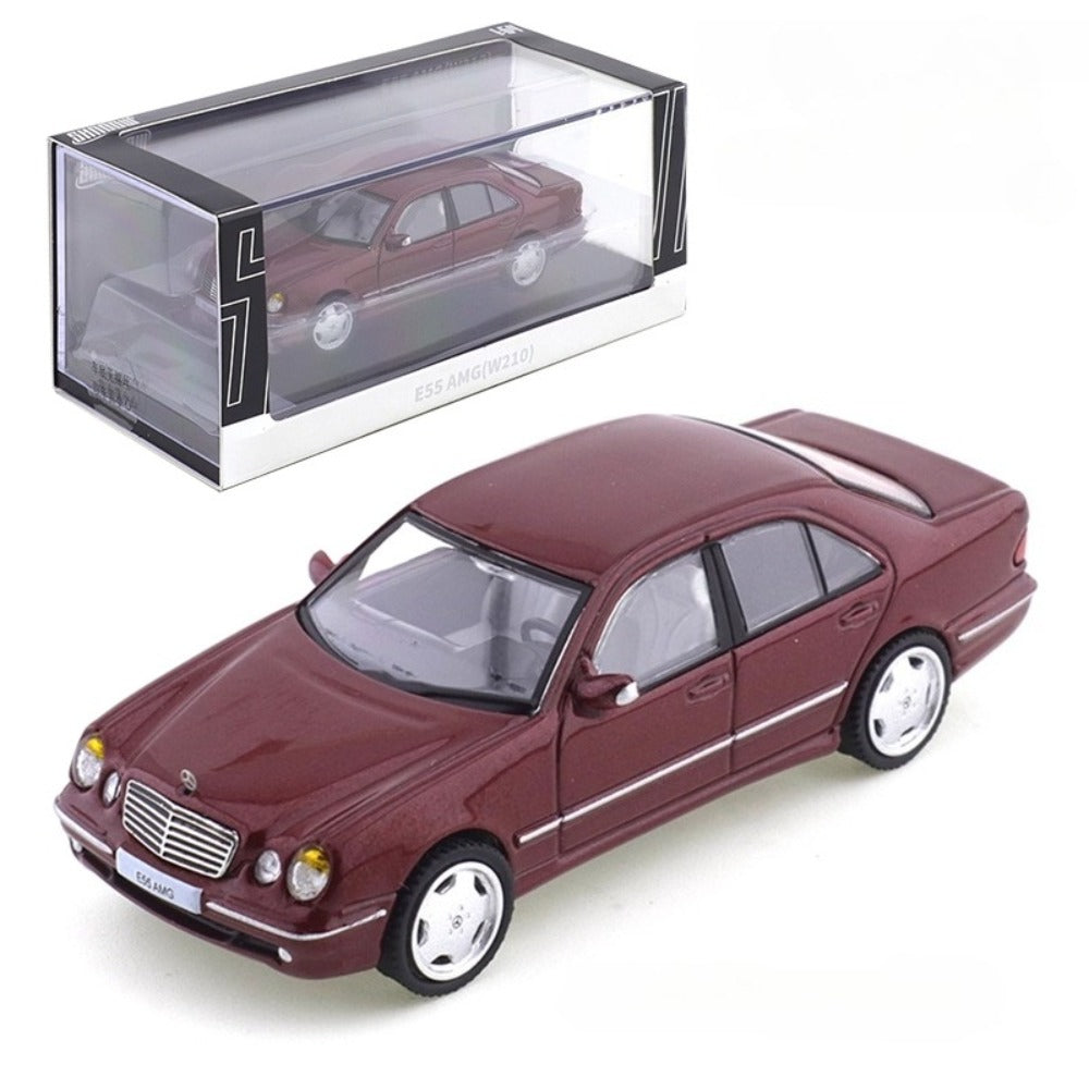 1/64 Scale Mercedes-Benz W210 E 55 AMG Saloon Diecast Model Car