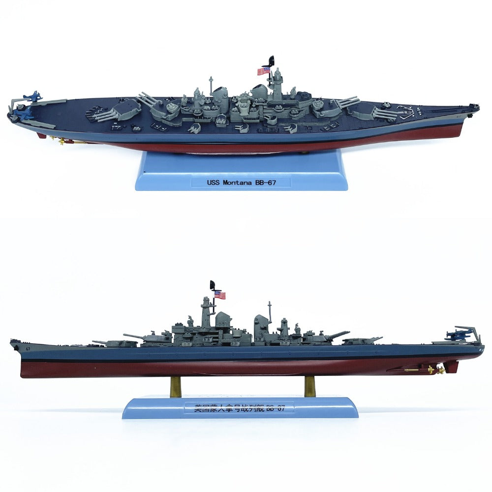 1/1000 Scale USS Montana BB-67 Battleship Diecast Model
