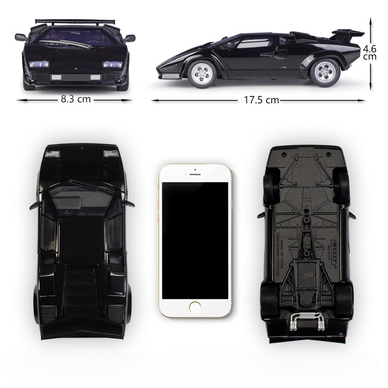 1/24 Scale Lamborghini Countach LP500 S Sports Car Diecast Model