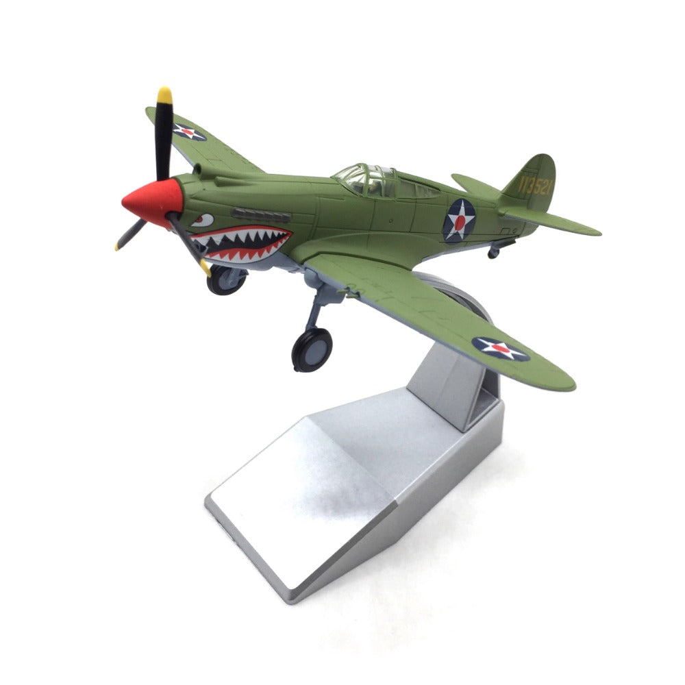 1/72 Scale Curtiss P-40 Warhawk American Fighter-Bomber Flying Tiger Diecast Model Aircraft