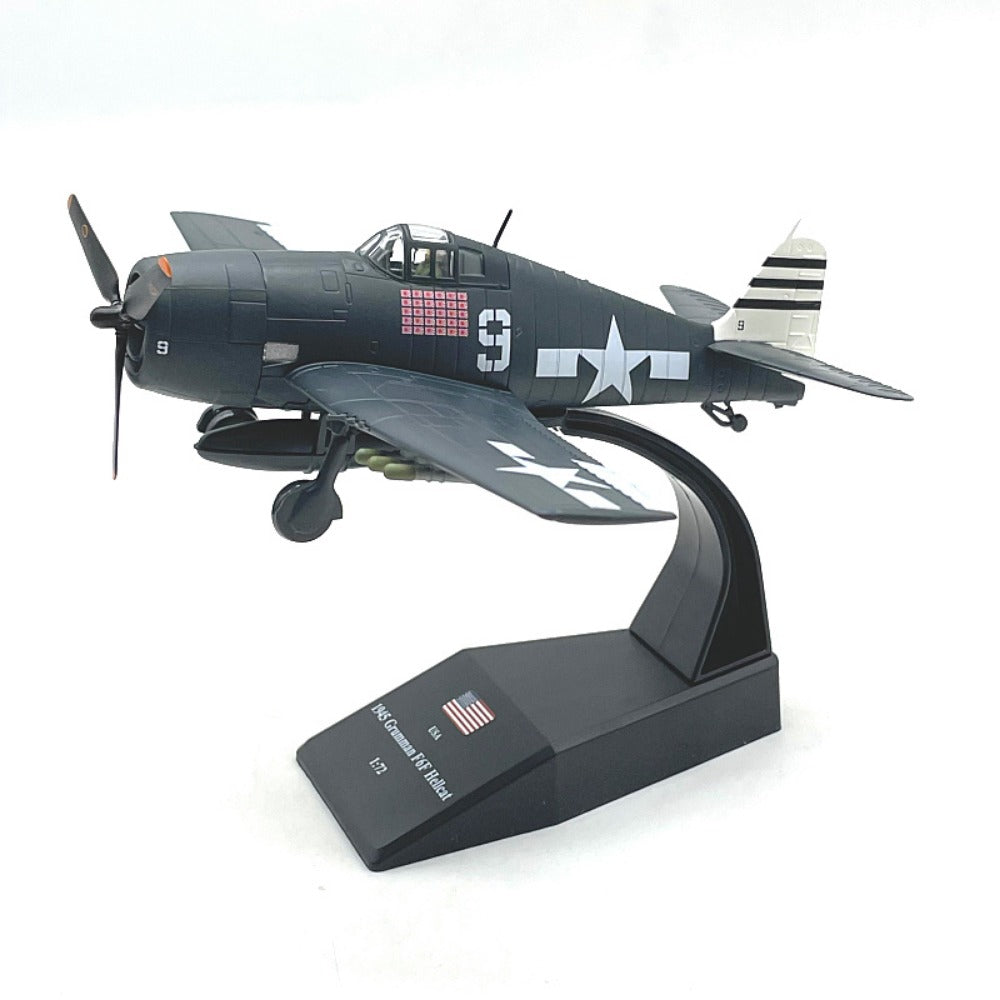 1/72 Scale Grumman F6F Hellcat American Carrier-based Fighter Diecast Model Aircraft
