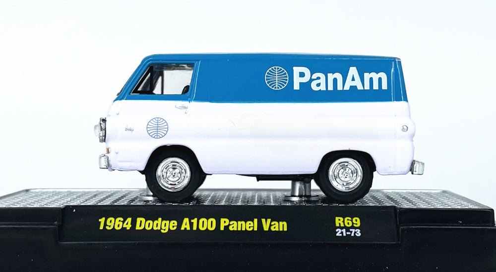 1/64 Scale 1964 Dodge A100 Panel Van PanAm Diecast Model