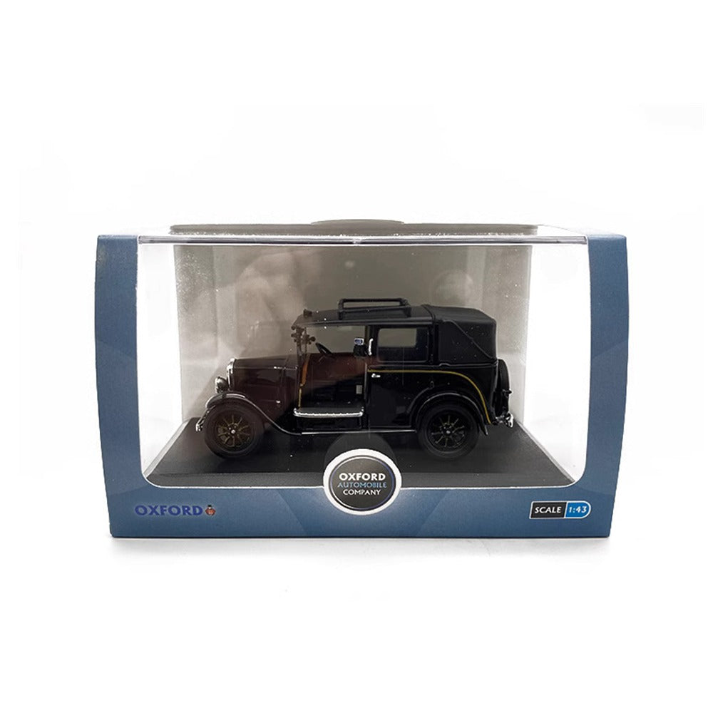 1/43 Scale Austin Low Loader Taxi Black Diecast Model Car