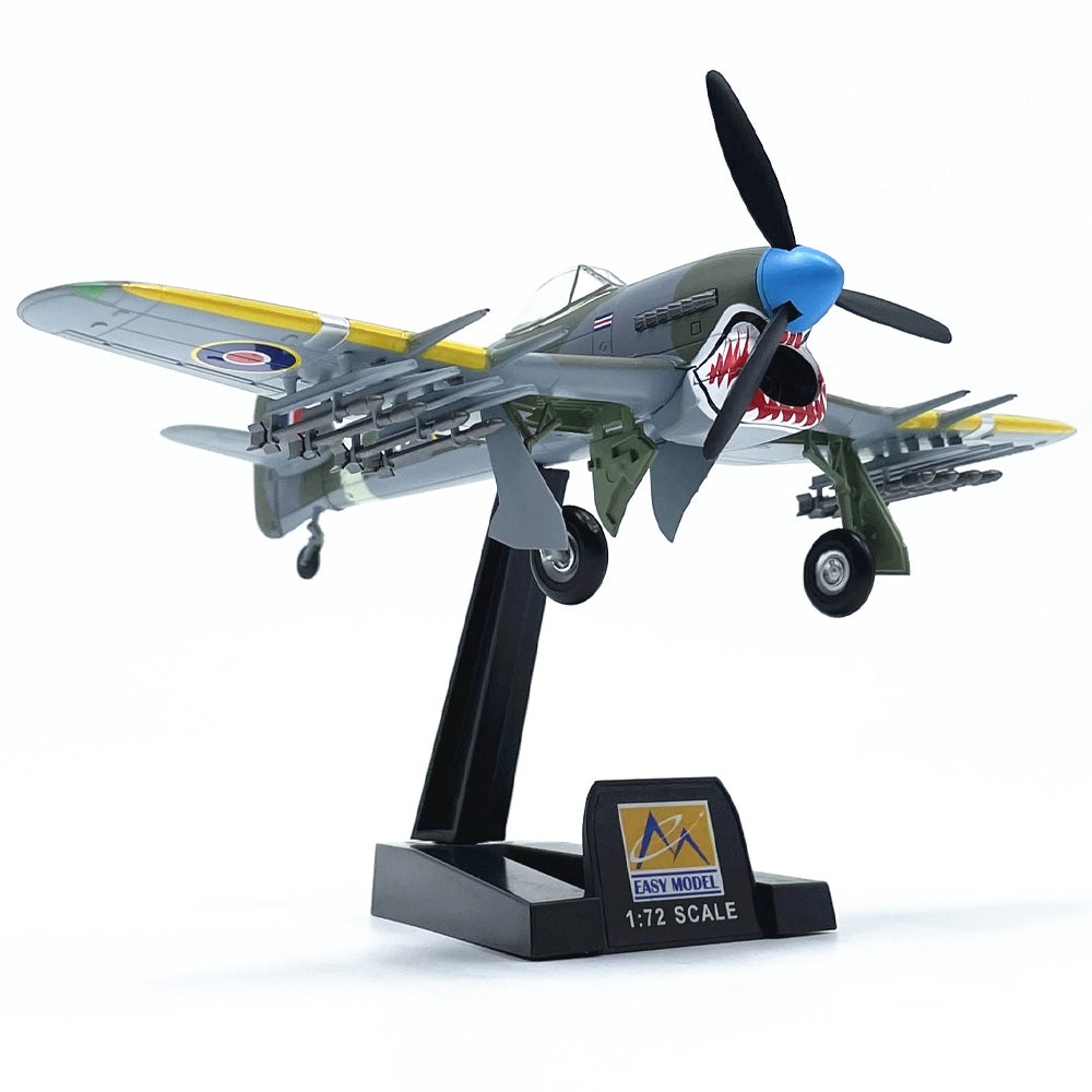 1/72 Scale Hawker Typhoon Ib Fighter Pre-Built Plastic Aircraft Model