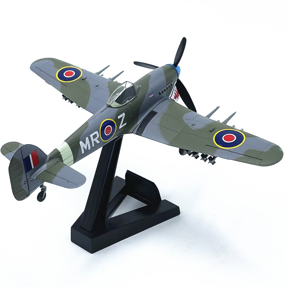 1/72 Scale Hawker Typhoon Ib Fighter Pre-Built Plastic Aircraft Model