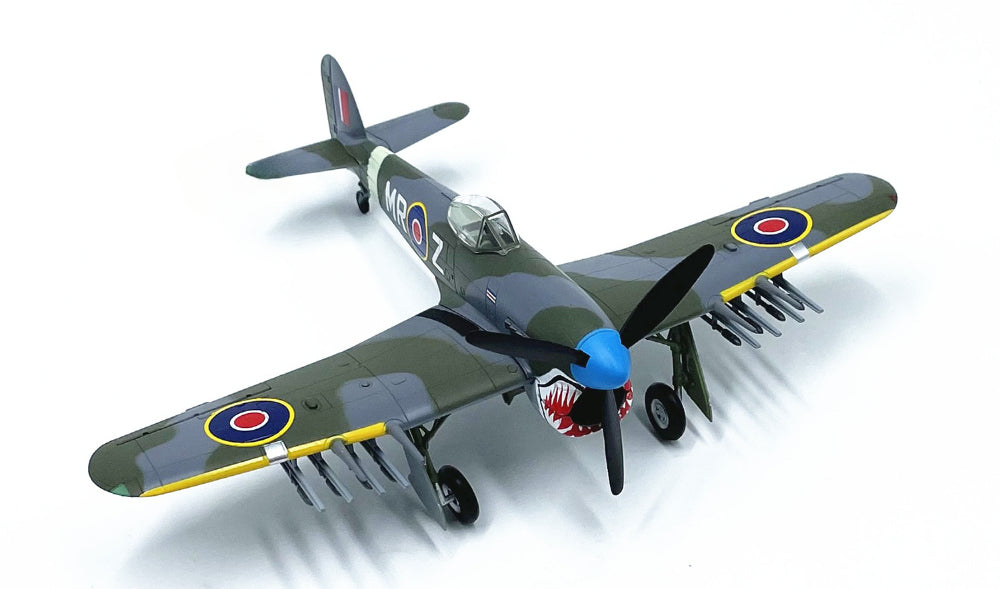 1/72 Scale Hawker Typhoon Ib Fighter Pre-Built Plastic Aircraft Model