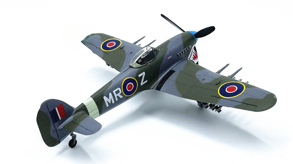 1/72 Scale Hawker Typhoon Ib Fighter Pre-Built Plastic Aircraft Model