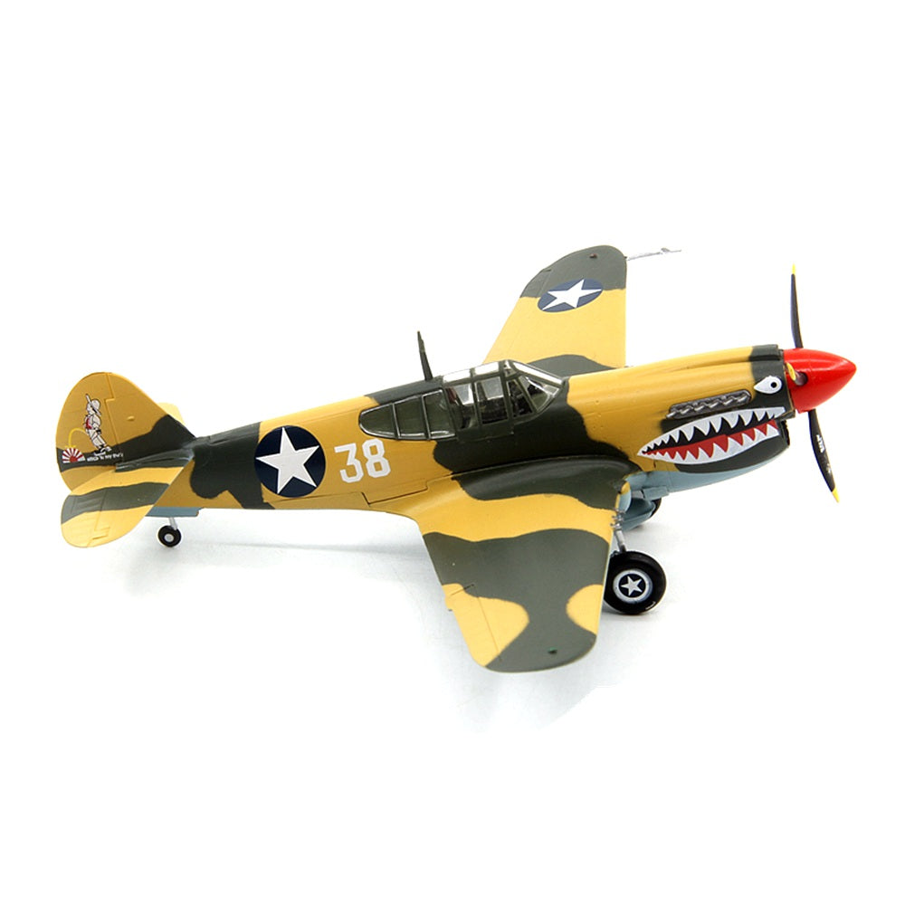 1/72 scale prebuilt P-40E Kittyhawk fighter collectible WWII model 37274