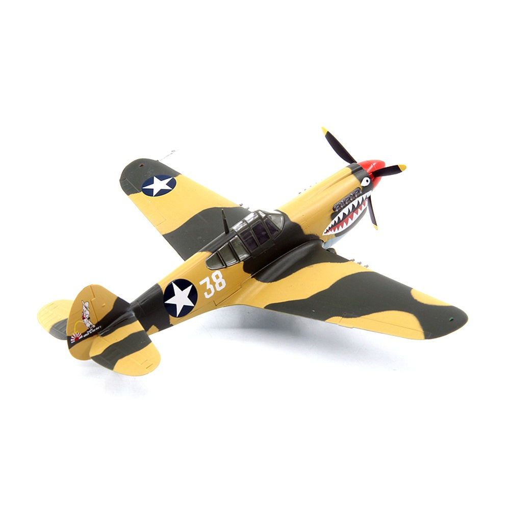 1/72 scale prebuilt P-40E Kittyhawk fighter collectible WWII model 37274