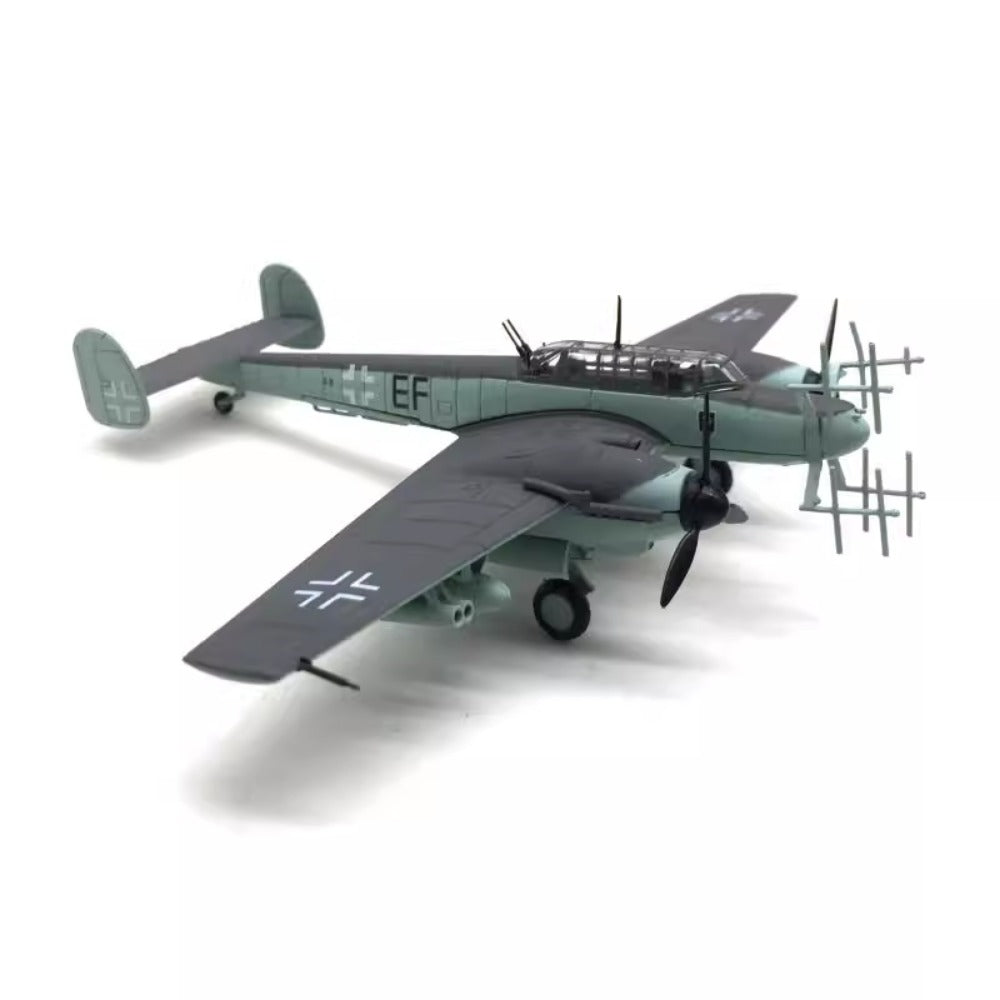 1/100 Scale Messerschmitt Bf 110 G-4 German WWII Night Fighter Diecast Model Aircraft