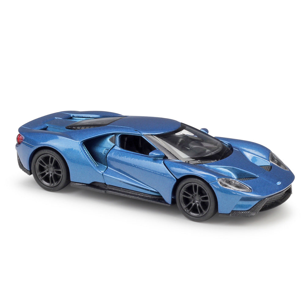 1/36 Scale 2017 Ford GT Sports Car Diecast Model Pull Back Toy