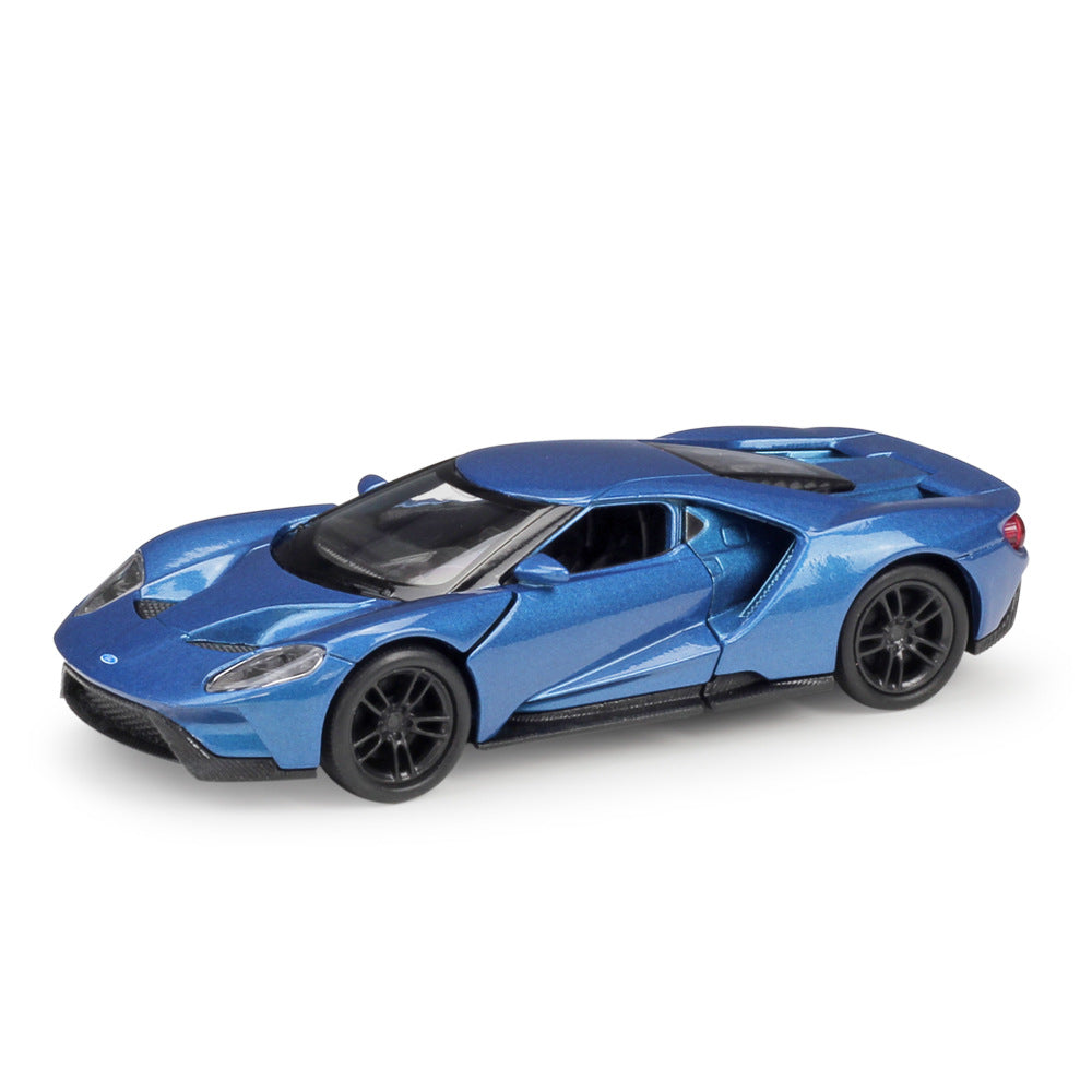 1/36 Scale 2017 Ford GT Sports Car Diecast Model Pull Back Toy