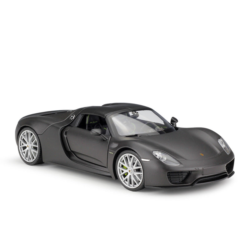 1/24 Scale Porsche 918 Spyder Sports Car Diecast Model