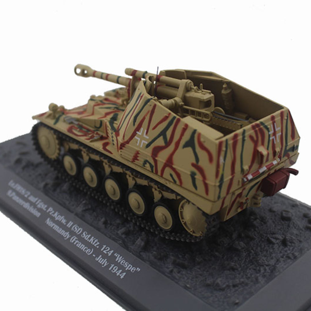 1/43 Scale 1944 Sd.Kfz. 124 Wespe WWII German Self-Propelled Gun Diecast Model
