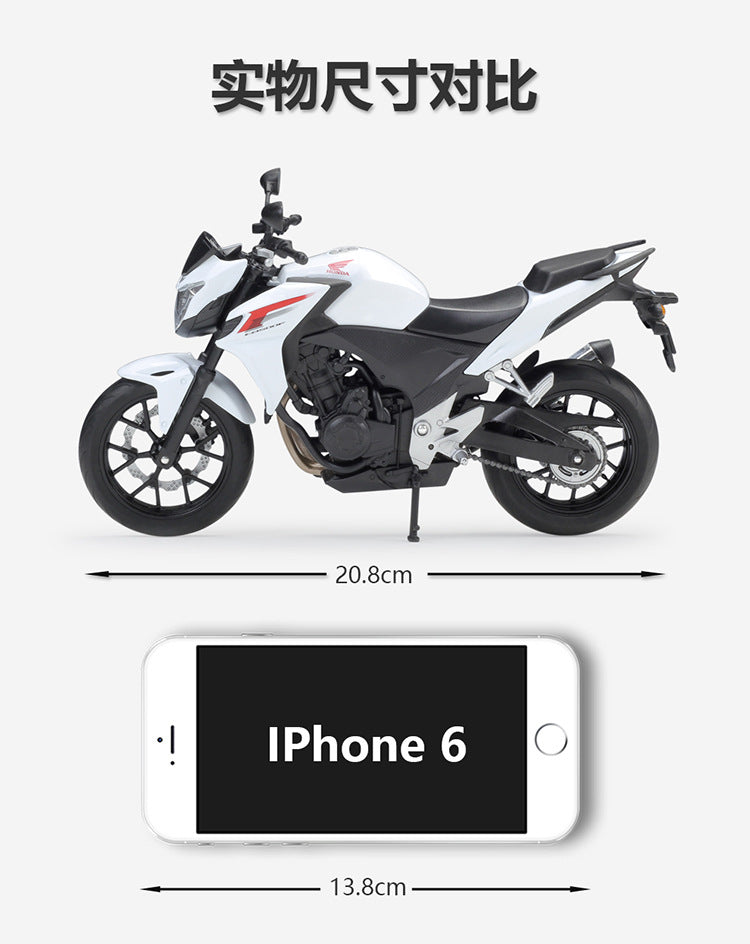 1/10 Scale Honda CB500F Motorcycle Diecast Model