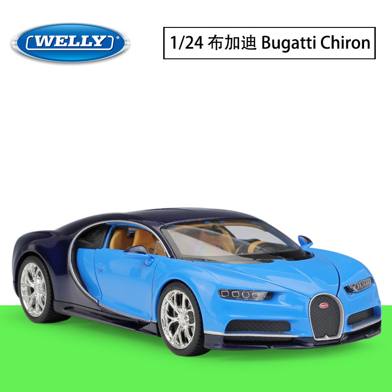 1/24 Scale Bugatti Chiron Sports Car Diecast Model