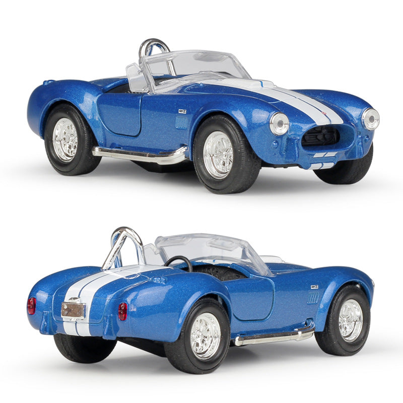 1/36 Scale 1965 Shelby Cobra 427 Sports Car Diecast Model Pull Back Toy