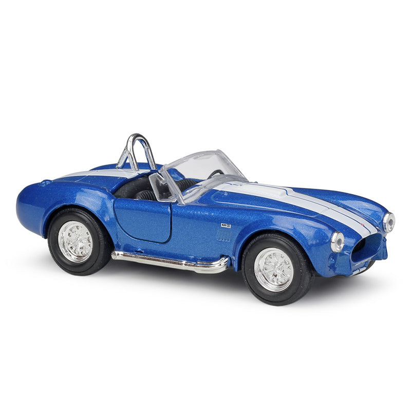 1/36 Scale 1965 Shelby Cobra 427 Sports Car Diecast Model Pull Back Toy