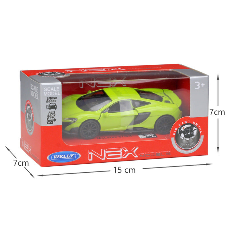 1/36 Scale McLaren 675LT Coupe Diecast Model Car Pull Back Toy
