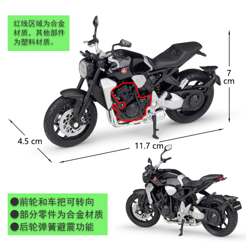 1/18 Scale 2018 Honda CB1000R Motorcycle Diecast Model