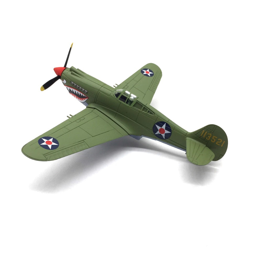1/72 Scale Curtiss P-40 Warhawk American Fighter-Bomber Flying Tiger Diecast Model Aircraft