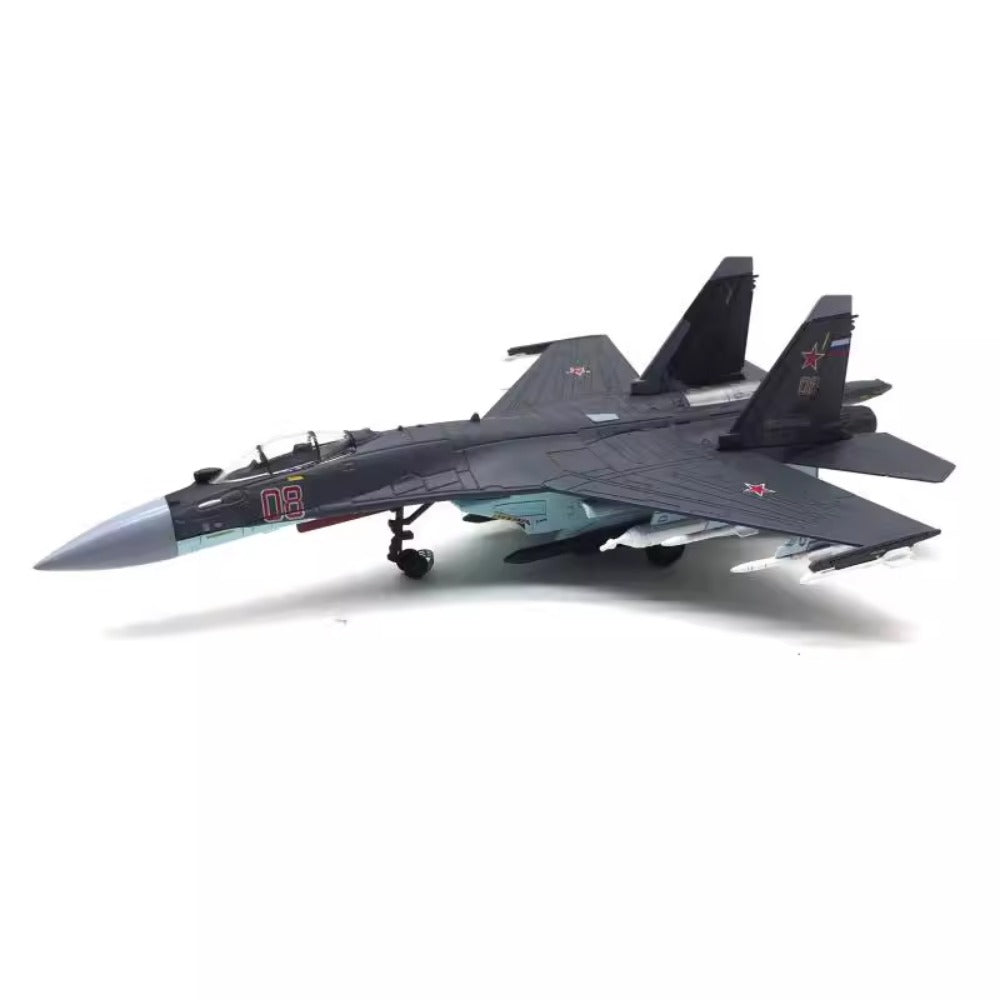 Russian Air Force Su-35 Flanker-E Fighter 1/100 Scale Diecast Aircraft Model