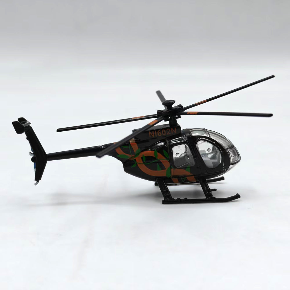1/100 Scale MD 500 American Light Utility Helicopter Diecast Model
