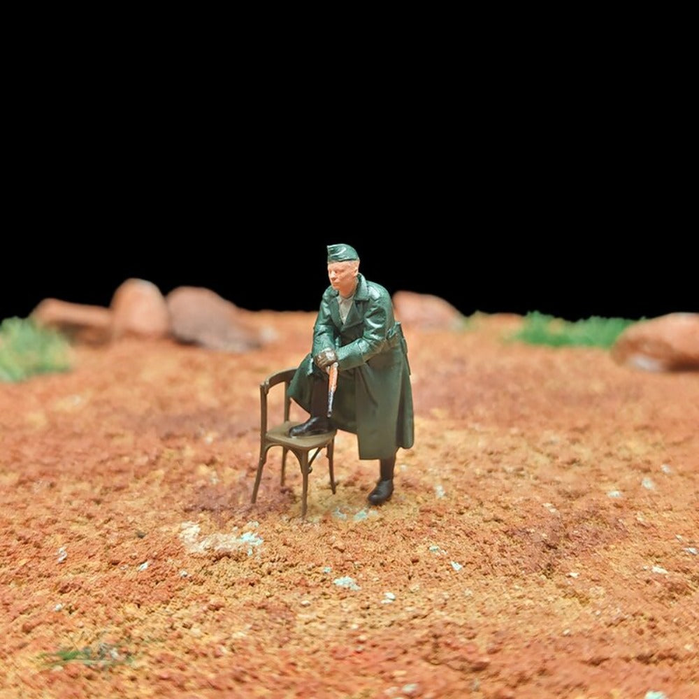 1/72 Scale WWII German Army Soldiers Painted Figurines Set for Model Dioramas