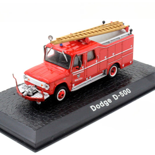 1/72 Scale Dodge D-500 Fire Engine Diecast Model