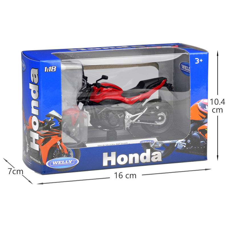 1/18 Scale 2018 Honda NC750S Motorcycle Diecast Model