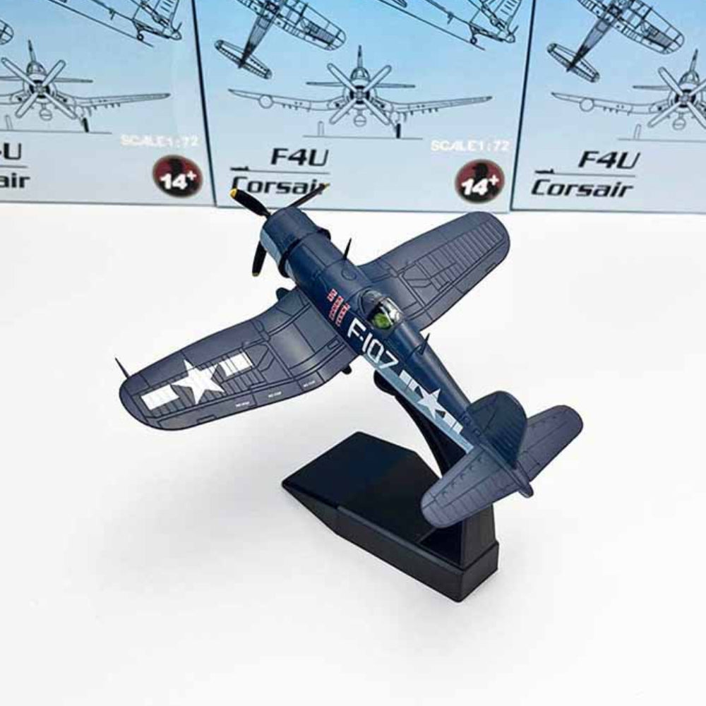 1/72 Scale Vought F4U-1 Corsair Carrier-based Fighter Aircraft Diecast Model