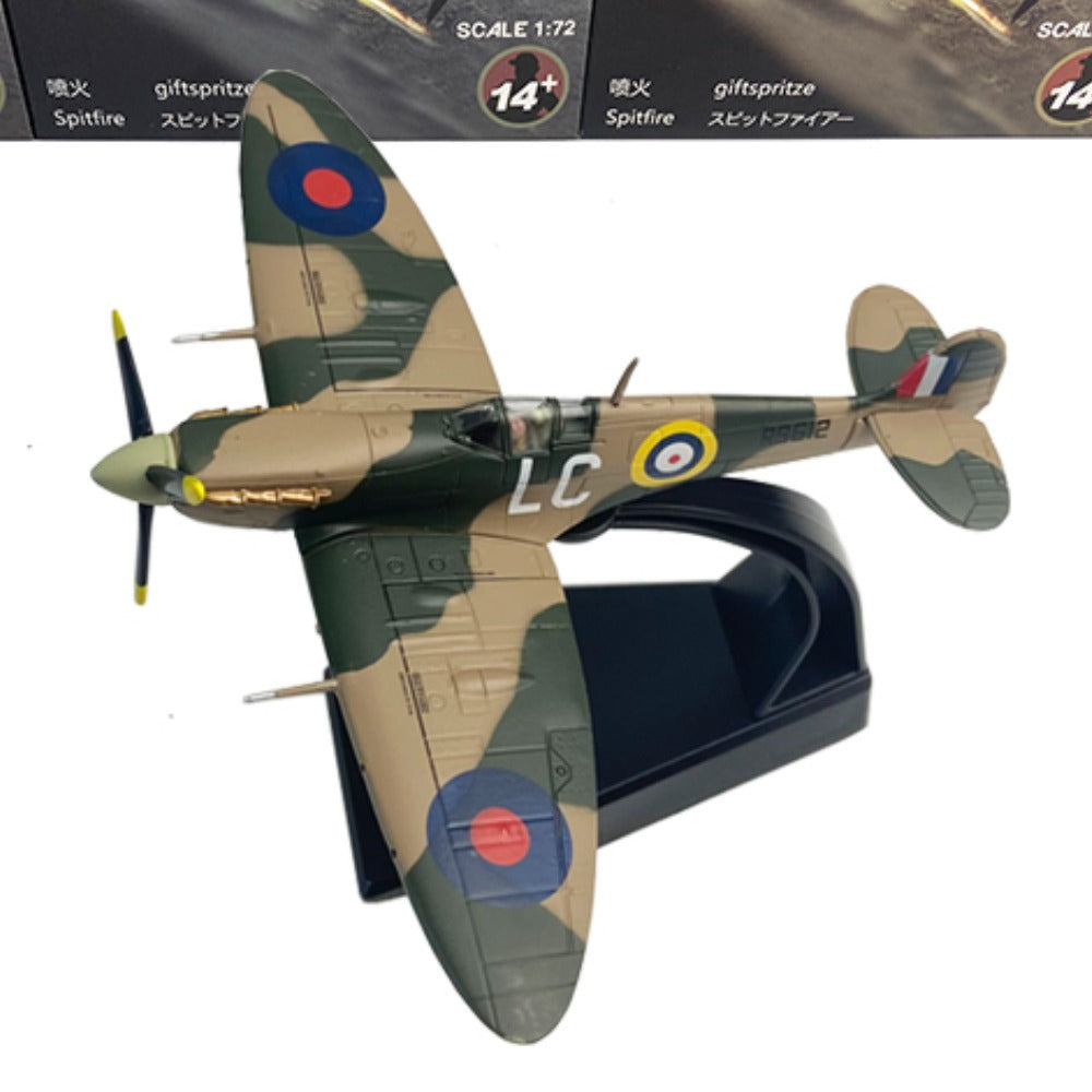 1/72 Scale 1941 Supermarine Spitfire Mk Vb WWII Fighter Interceptor Aircraft Diecast Model
