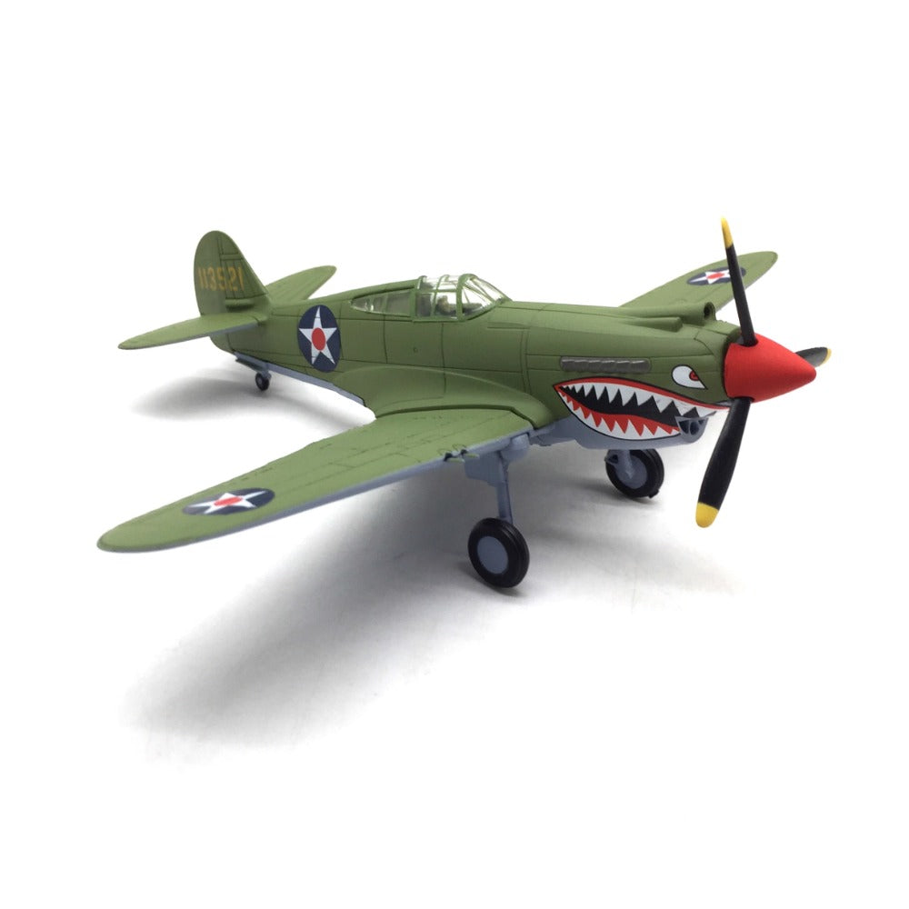 1/72 Scale Curtiss P-40 Warhawk American Fighter-Bomber Flying Tiger Diecast Model Aircraft