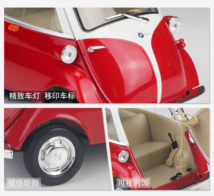1/18 Scale BMW Isetta Microcar Diecast Model