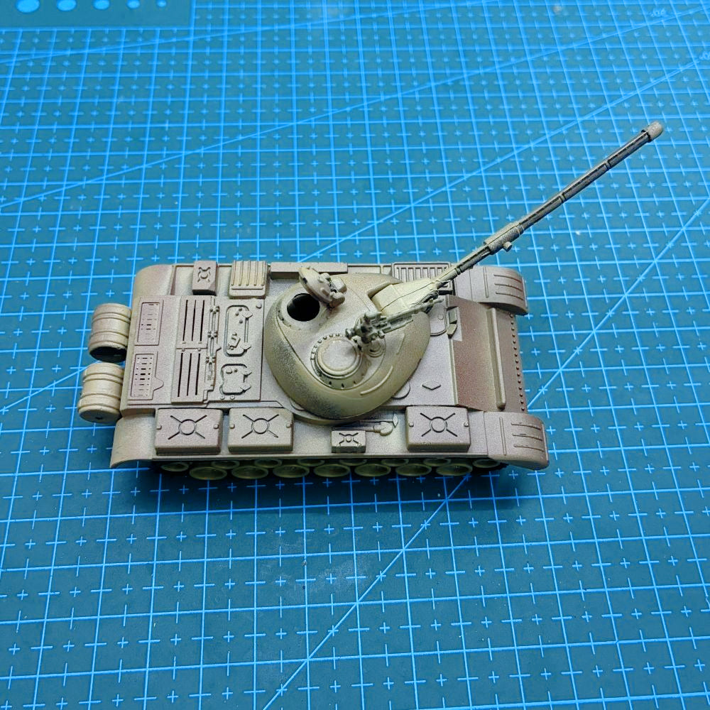 1/72 Scale T-55 Soviet Medium Tank Pre-built Plastic Collectible Model