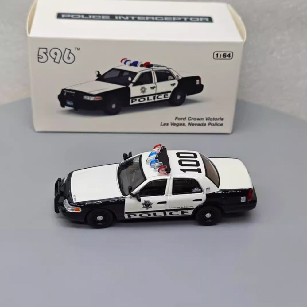 1/64 Scale Ford Crown Victoria Las Vegas Nevada Police Car Diecast Model