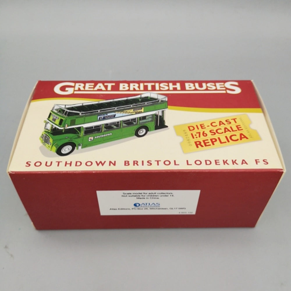 1/76 Scale Southdown Bristol Lodekka FS Double-Decker Bus Diecast Model