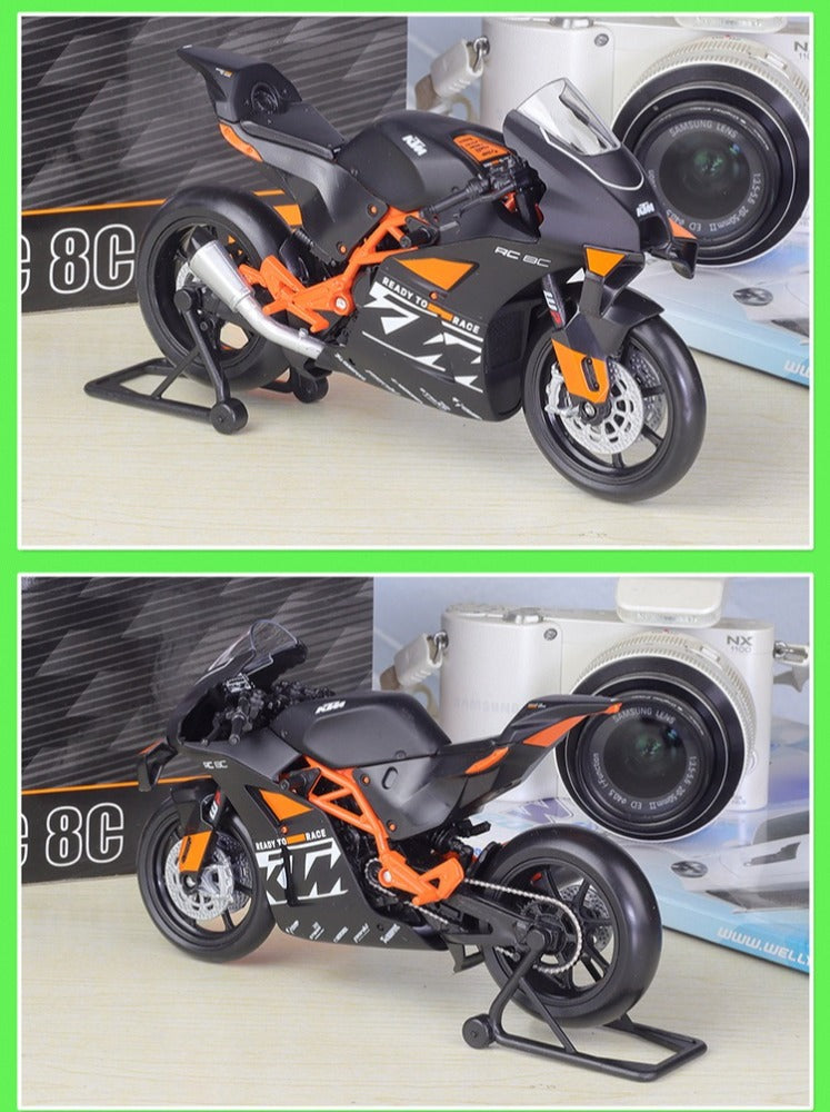 1/12 Scale KTM RC 8C Motorcycle Diecast Model