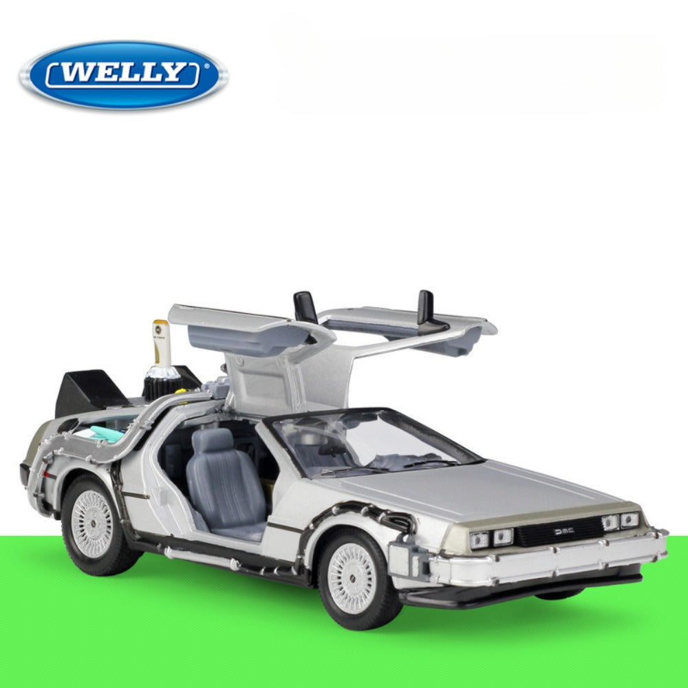 DeLorean Time Machine with Lights, Back to the Martinique DeLorean Time Machine with Lights, Back to the Martinique