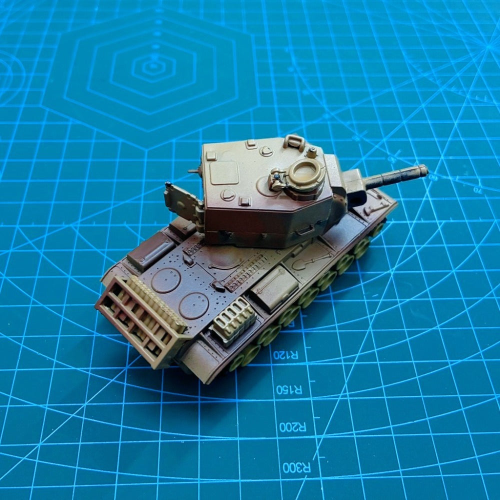 1/72 Scale Kliment Voroshilov KV-2 Soviet Heavy Artillery Tank Pre-built Plastic Collectible Model