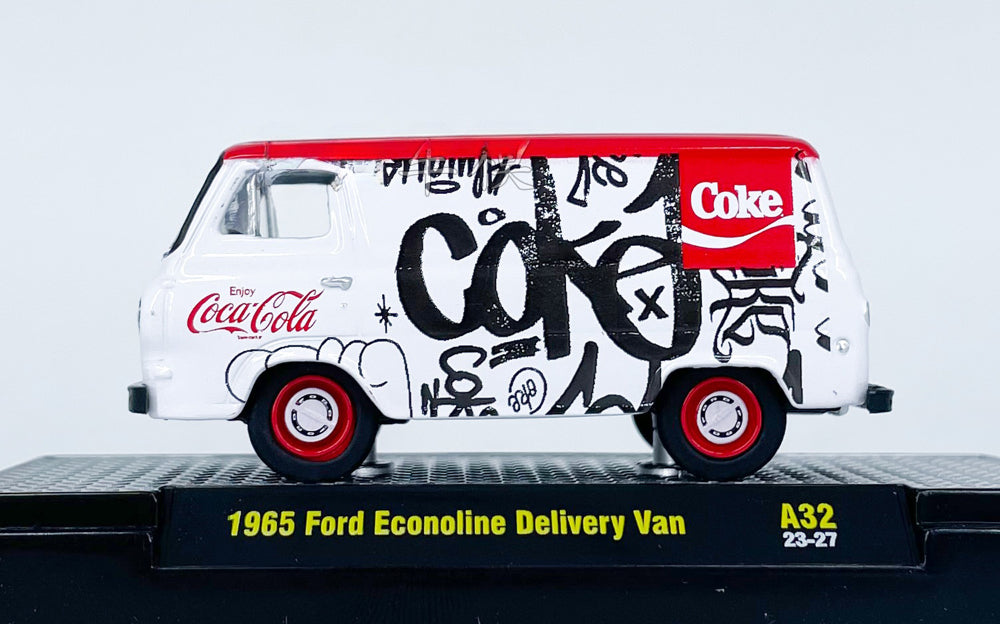 1/64 Scale 1965 Ford Econoline Coke Delivery Van Diecast Model