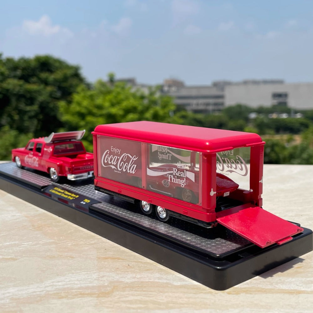 1/64 Scale 1973 Chevrolet Cheyenne Super 30 & 1959 Chevy Corvette Diecast Model