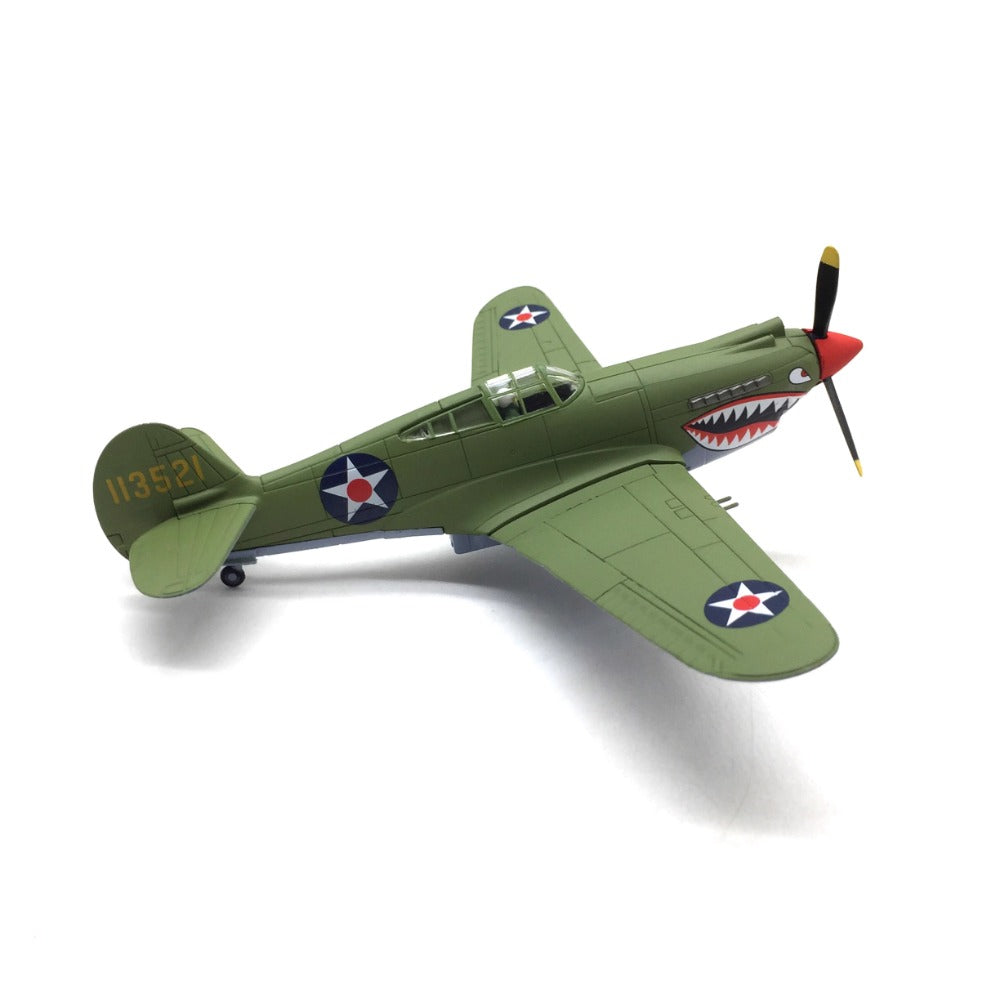 1/72 Scale Curtiss P-40 Warhawk American Fighter-Bomber Flying Tiger Diecast Model Aircraft