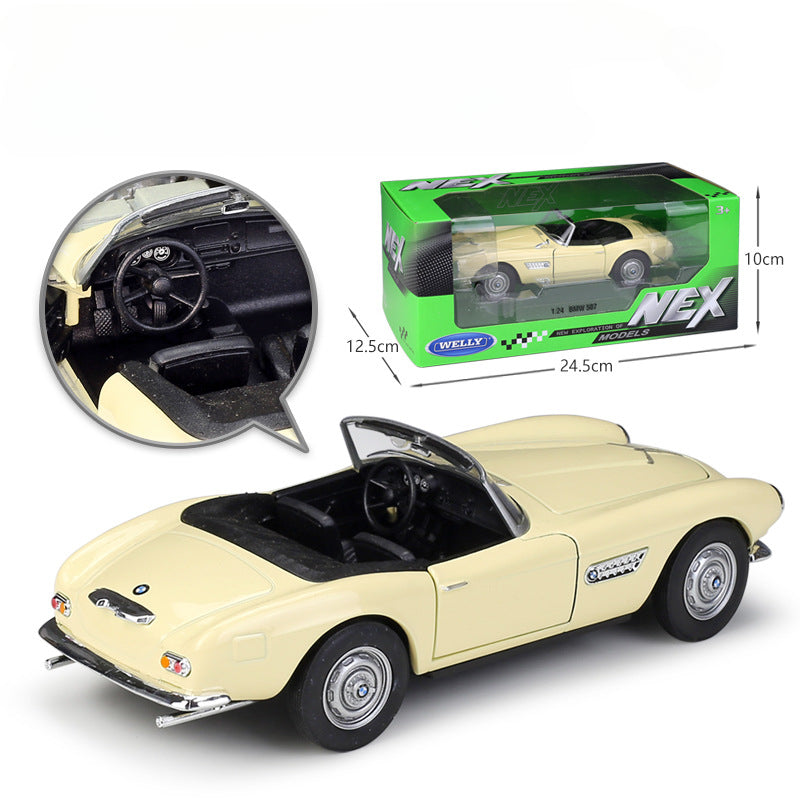 1/24 Scale BMW 507 Grand Touring Convertible Diecast Model Car