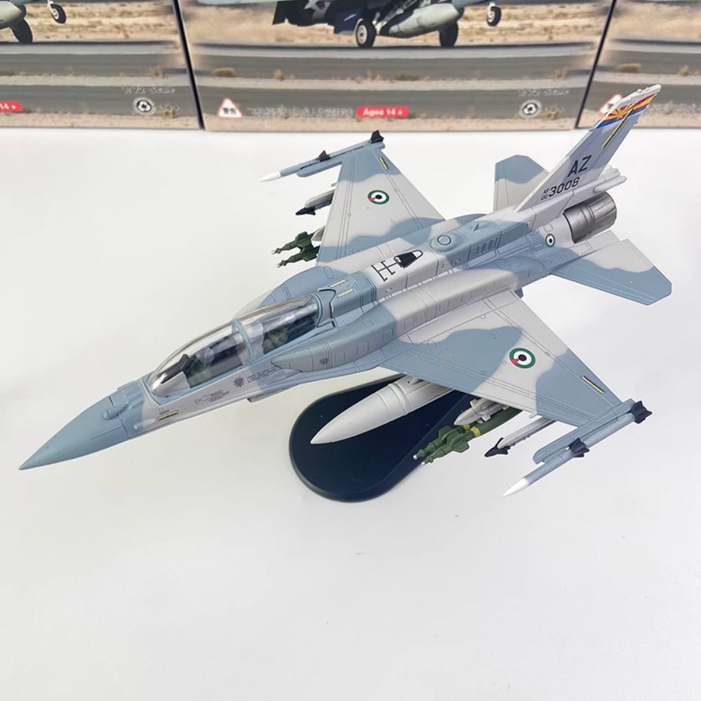 1/72 Scale F-16F Fighting Falcon UAE Air Force Fighter Aircraft Diecast Model