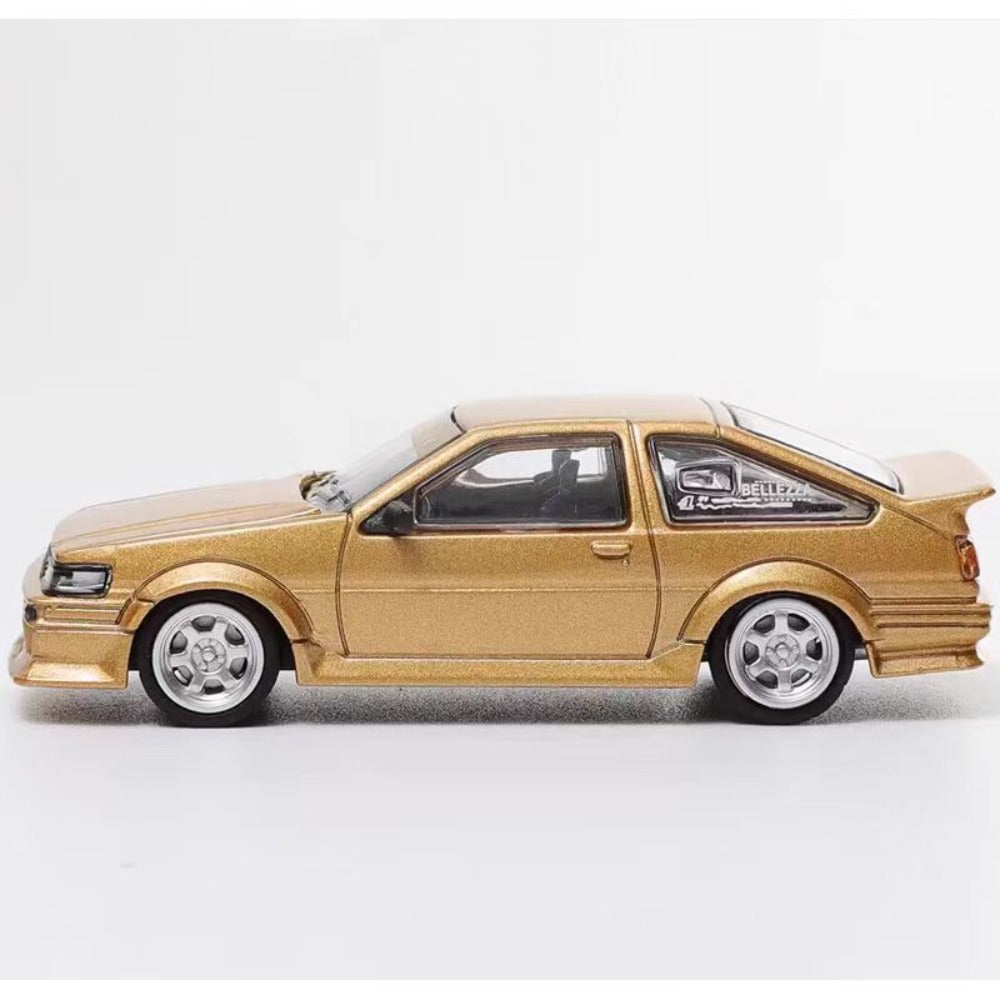 1/64 Scale Toyota AE86 Corolla Levin GT-APEX Diecast Model Car